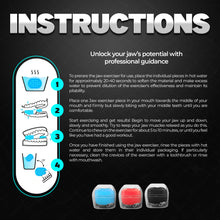 Load image into Gallery viewer, MP SPORTZ Jawline Exerciser Set (3 Sets) – Silicone Jaw Exerciser