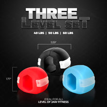 Load image into Gallery viewer, MP SPORTZ Jawline Exerciser Set (3 Sets) – Silicone Jaw Exerciser
