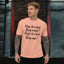 Load image into Gallery viewer, Men do what they want! Short Sleeve T-shirt
