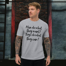 Load image into Gallery viewer, Men do what they want! Short Sleeve T-shirt
